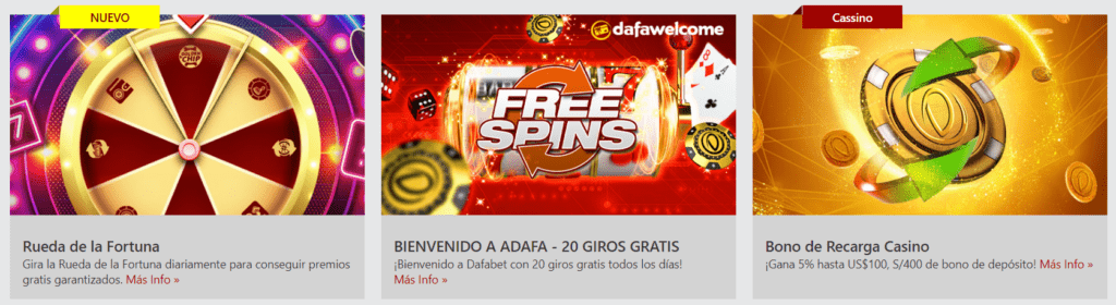 Vista previa de Dafabet casino promo
