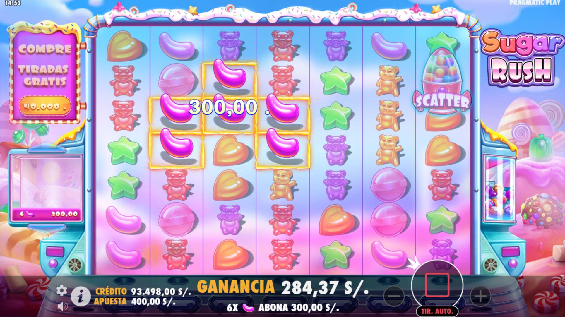 Vista previa del slot Sugar Rush #2