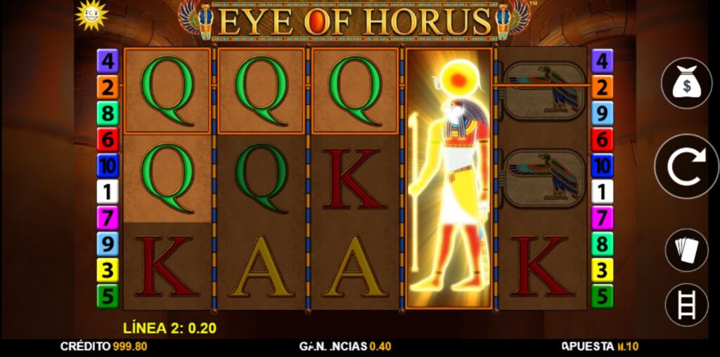 eye of horus big win