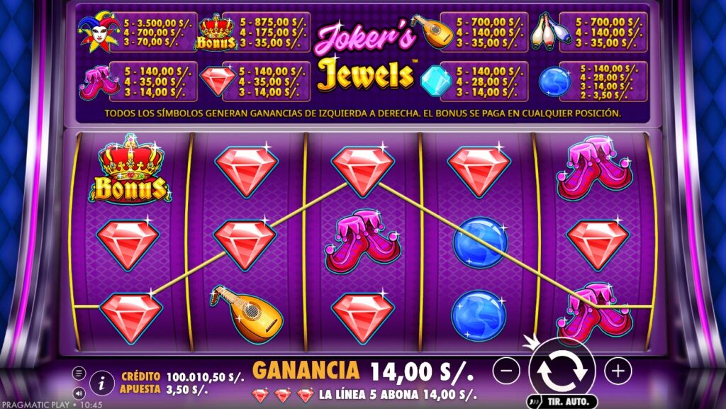 joker's jewels big win
