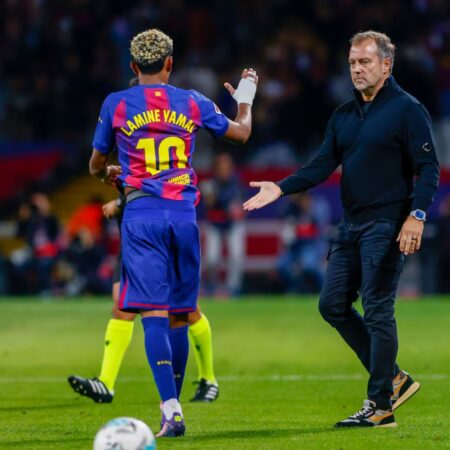 Hansi Flick llama al esfuerzo y autocrítica de Lamine Yamal en el Barcelona