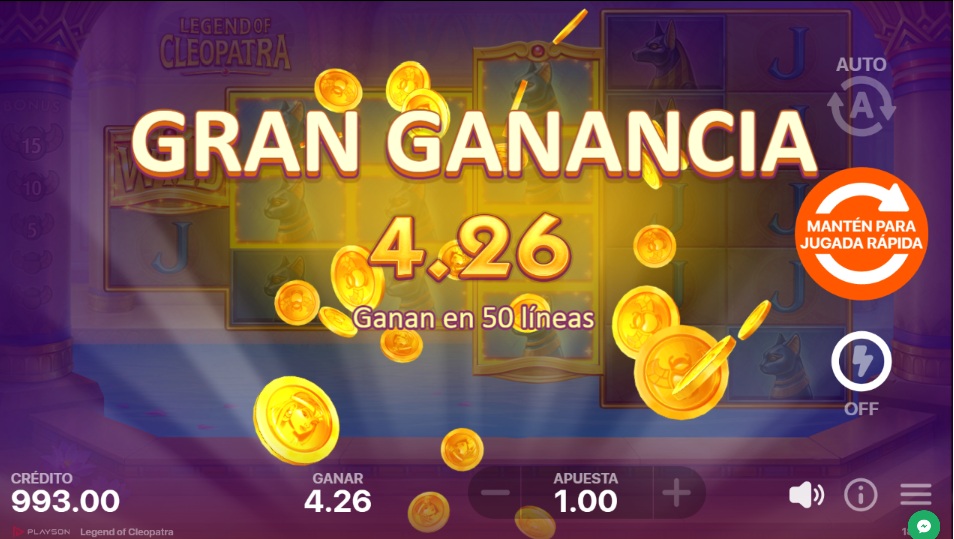 legend of cleopatra demo big win