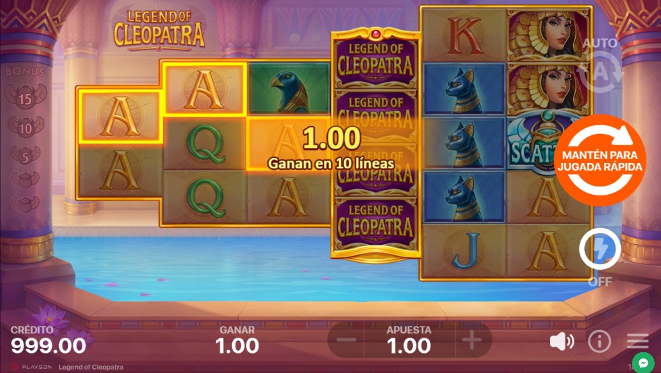 legend of cleopatra demo play