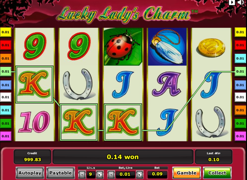 lucky lady charm win